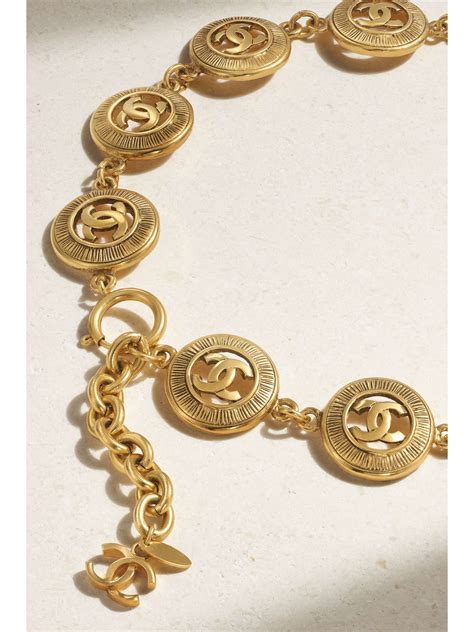 gold plated chanel necklace|chanel necklace price list.